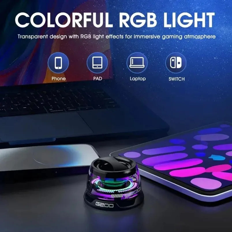 Boxă Bluetooth Portabilă cu Lumină RGB